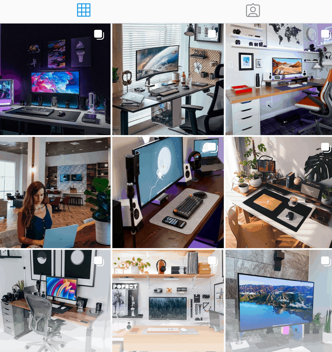 Instagram Productive Spaces