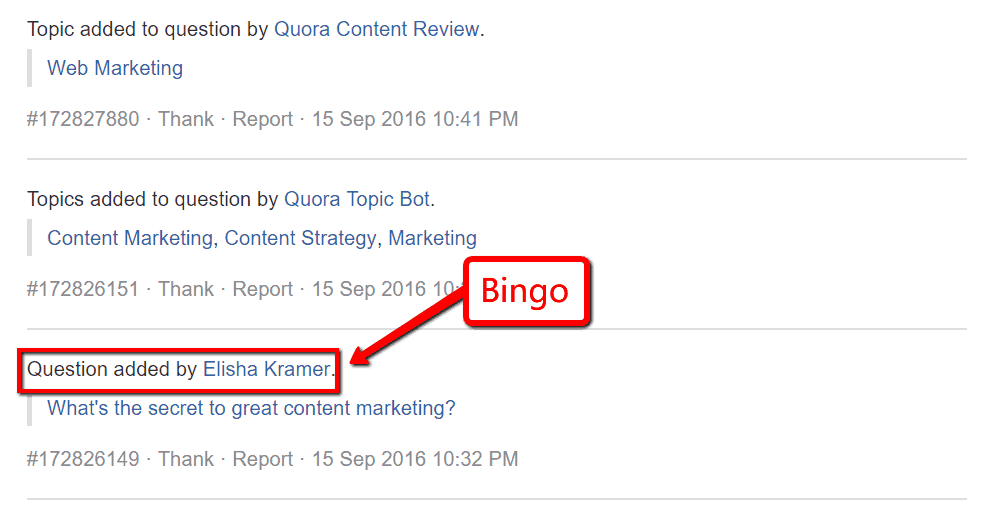 quora questions added