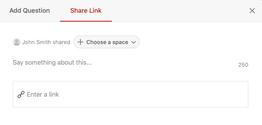 Sharing links on Quora