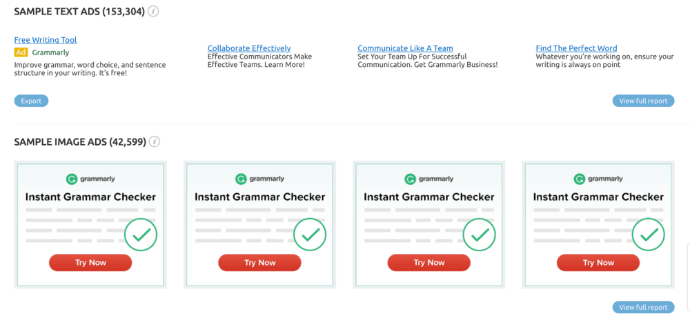 Sample Text and Image Ads