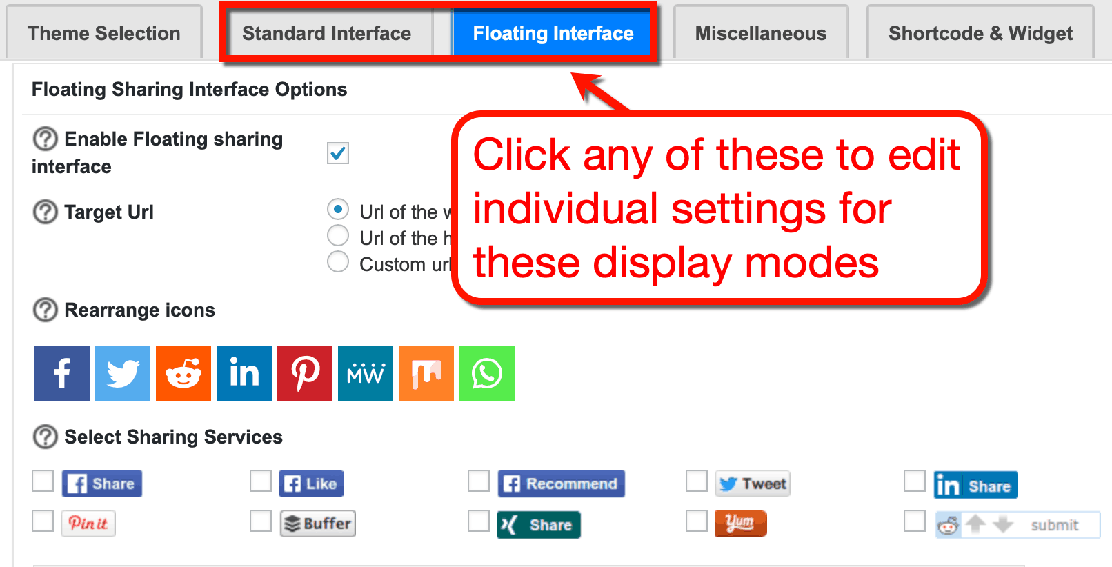 Sassy Social Share Interfaces