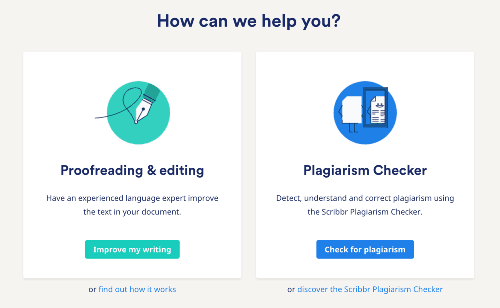 Scribbr Extra Features