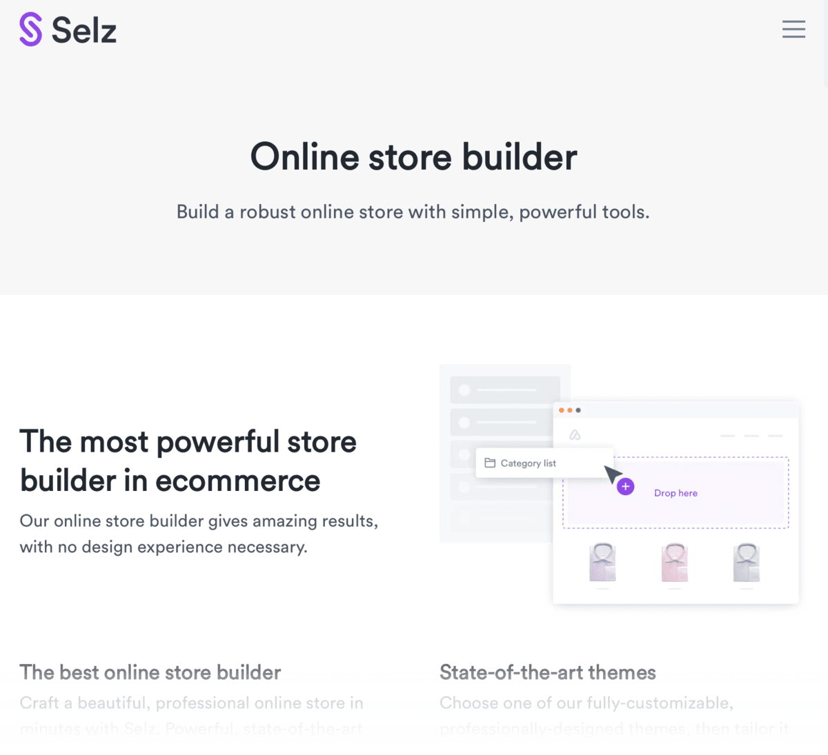 Selz Online Store Builder