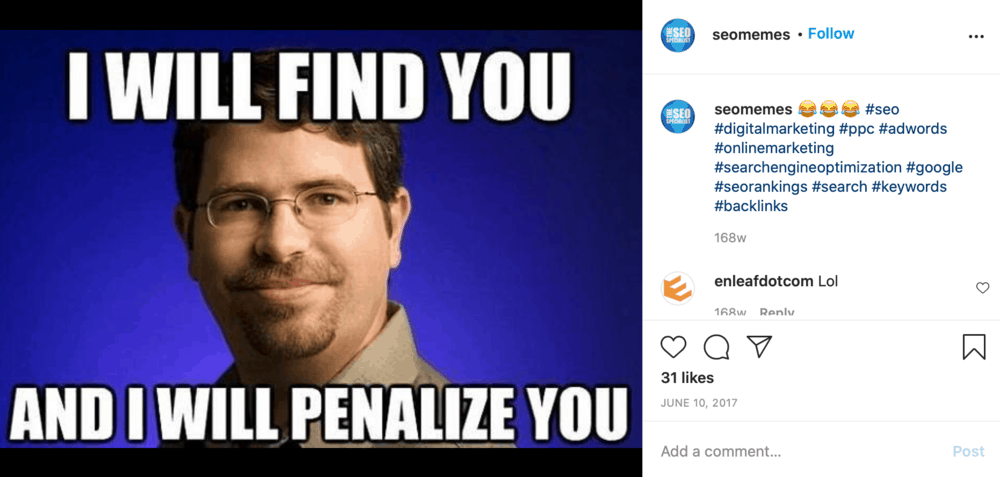 Matt Cutts by SEO Memes