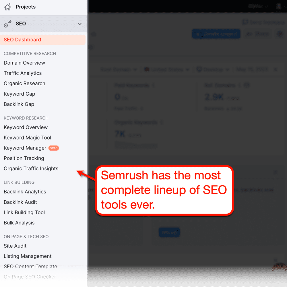 Semrush Tools