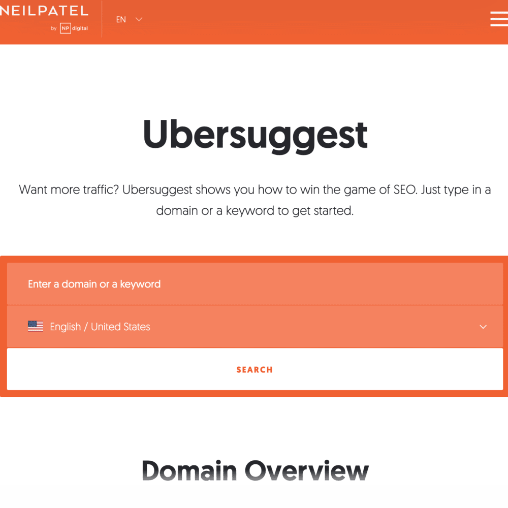 Ubersuggest