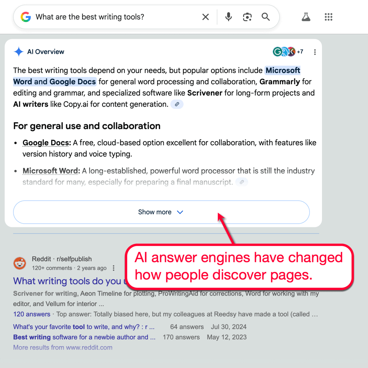 SERP With AI Overview