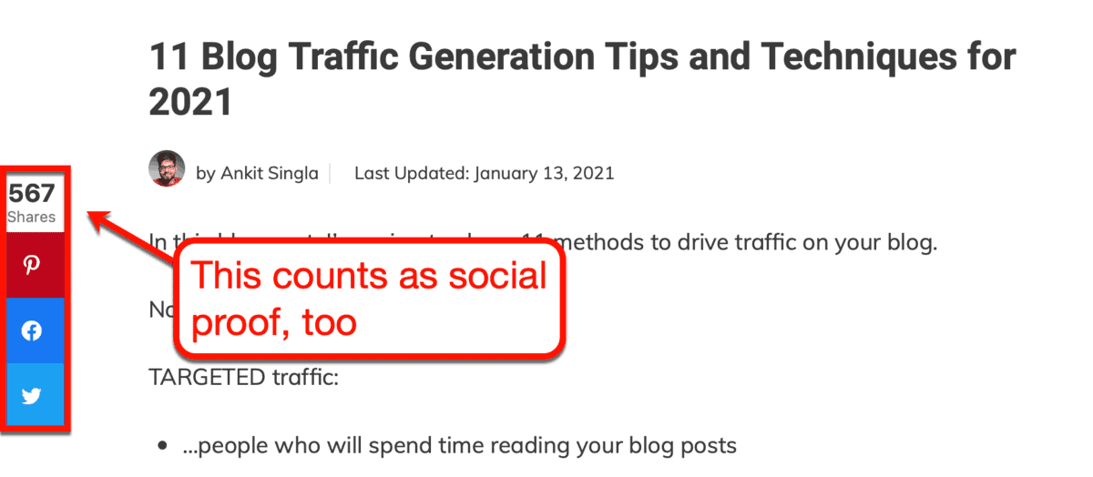 Share Count on Master Blogging