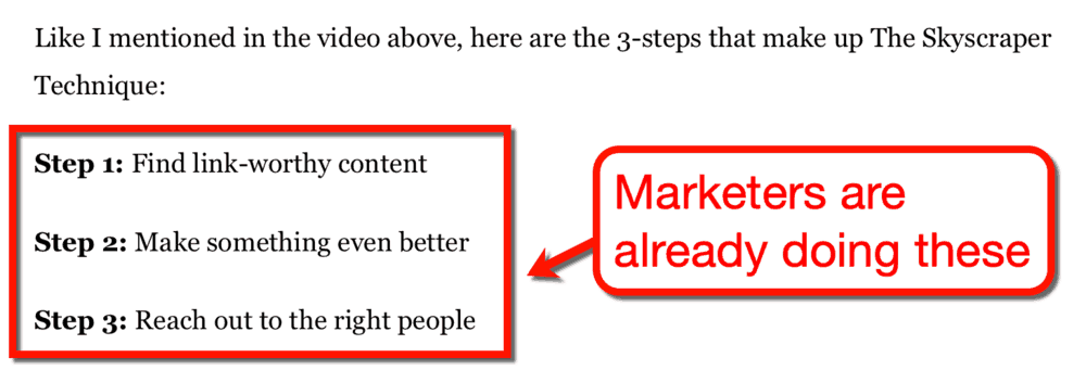 Skyscraper Technique Steps