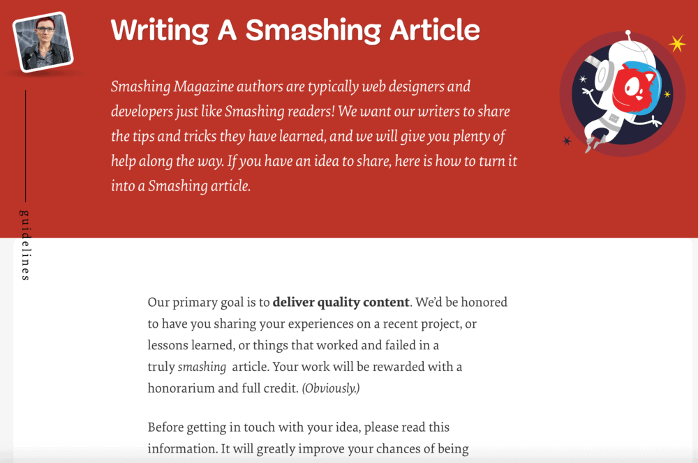 Smashing Magazine Guidelines