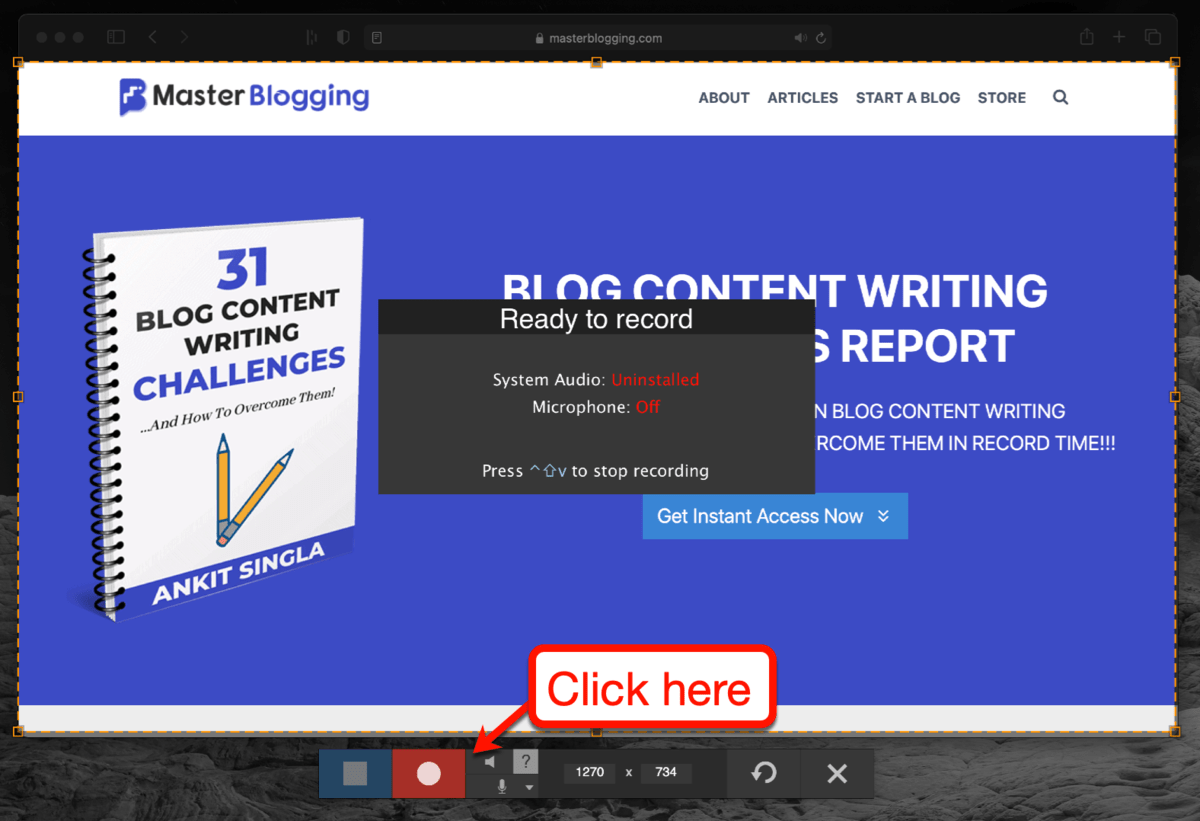 Snagit Video Recording Tool
