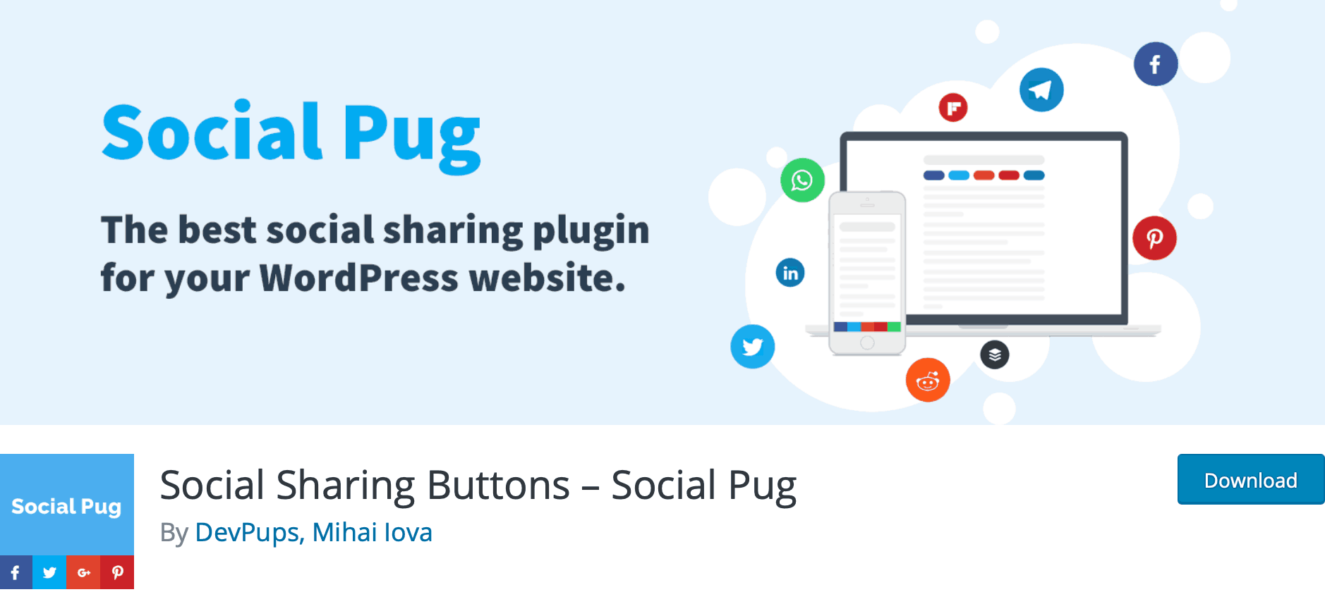 Social Pug Plugin Page