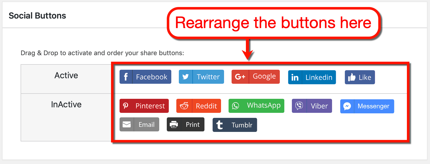 Rearrange the Buttons Here
