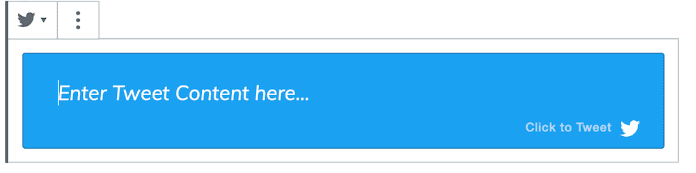 Click to Tweet block by Social Snap