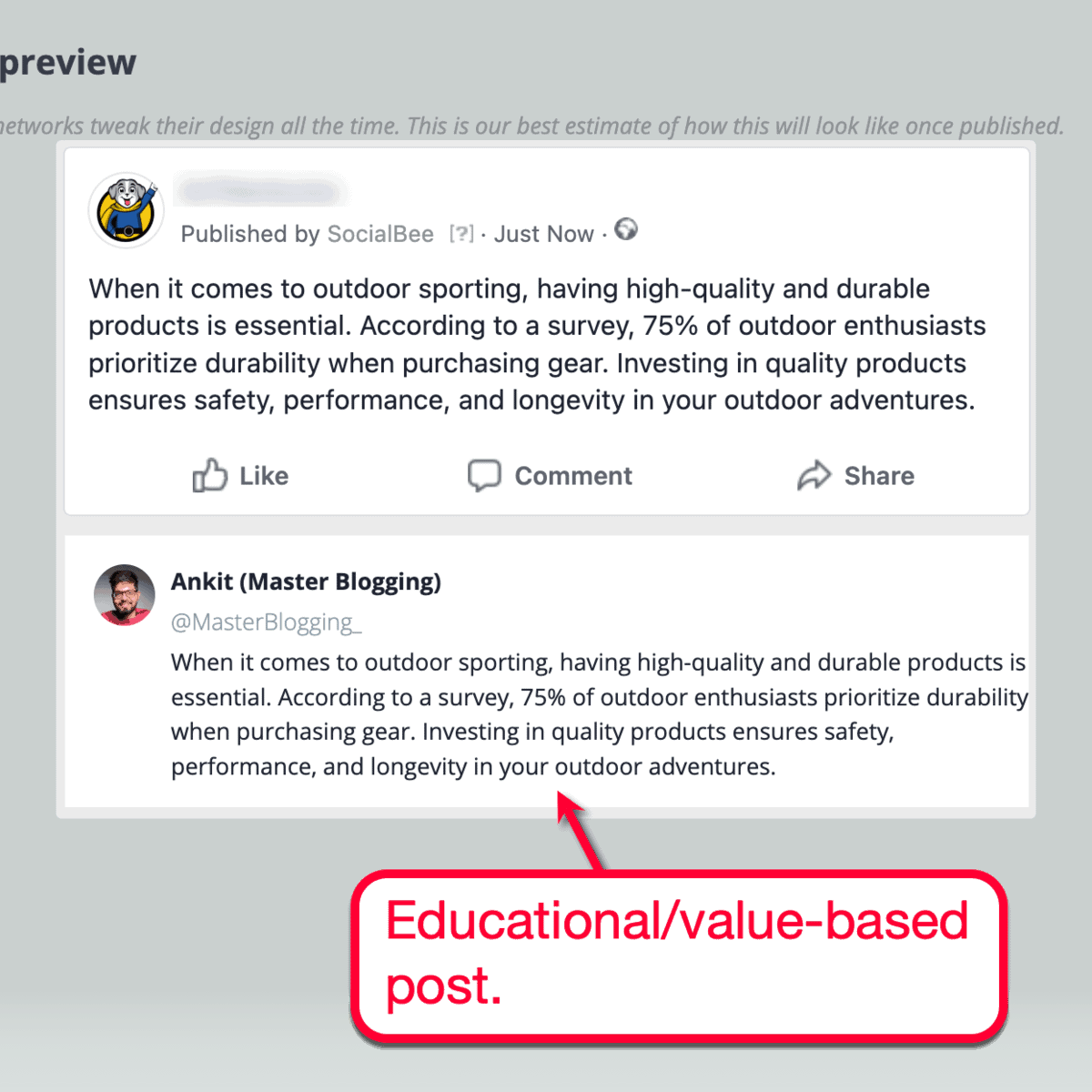 AI-Generated Educational Post