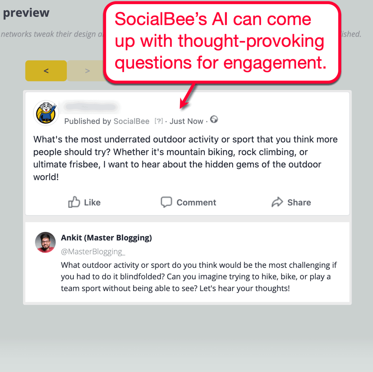 AI-Generated Question Post