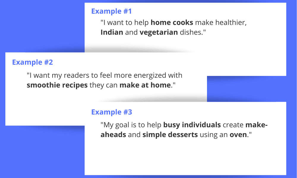 More Specific Goal Examples