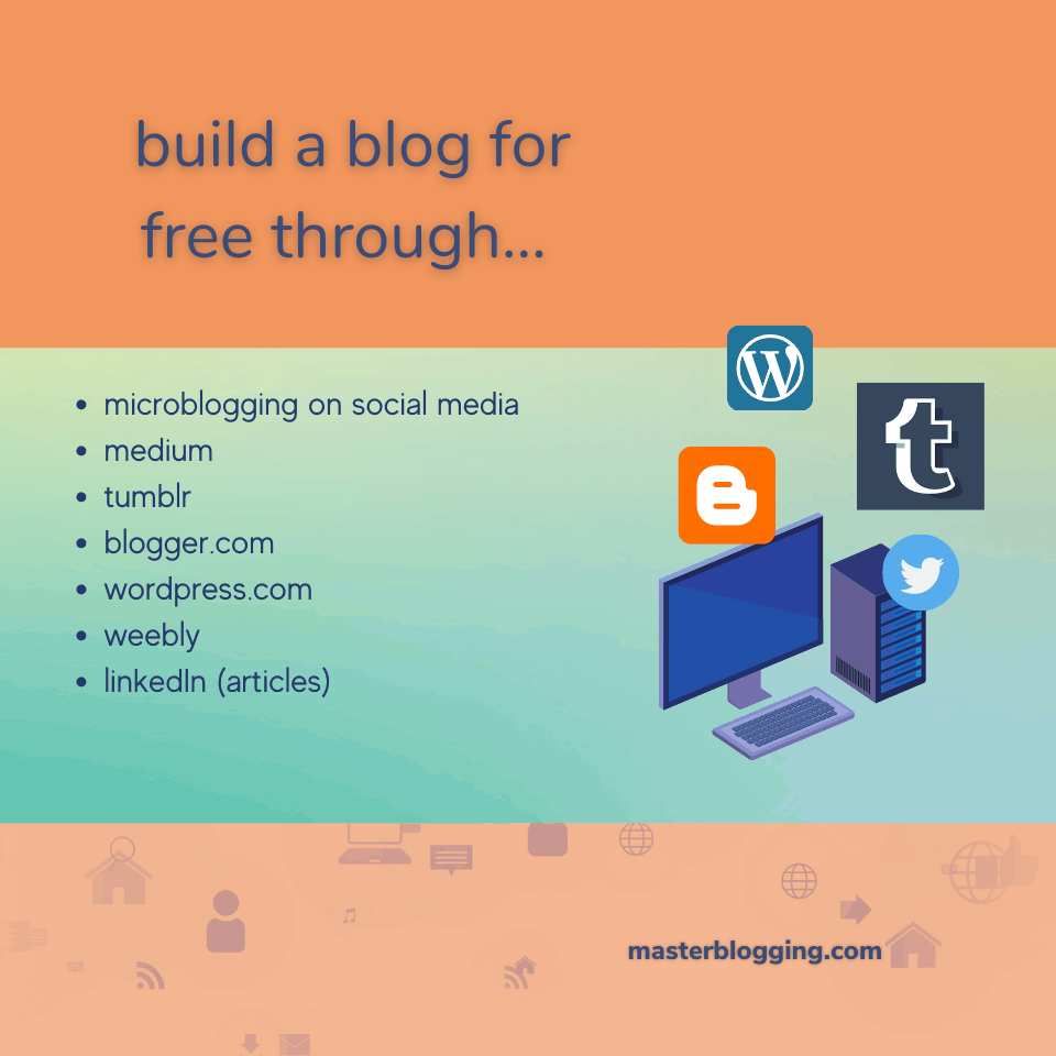 How to start a blog for free