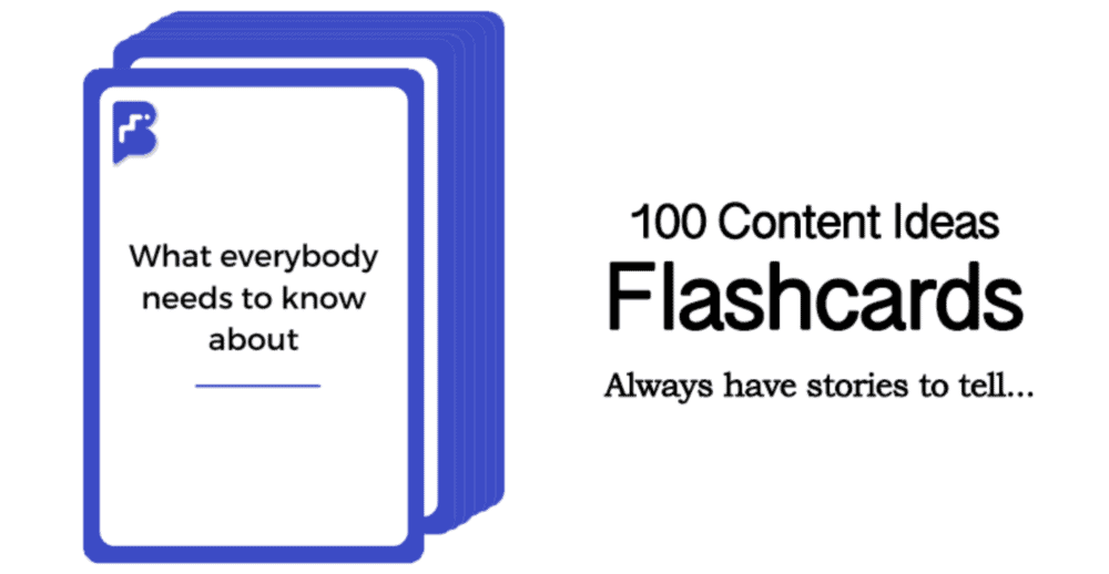 The Content Ideas Flashcards