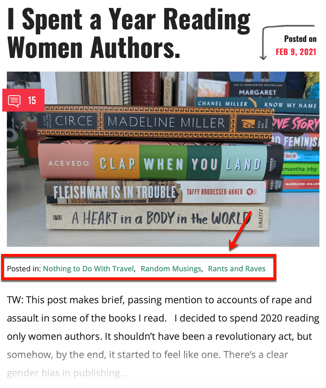 The Everywhereist Content Categories