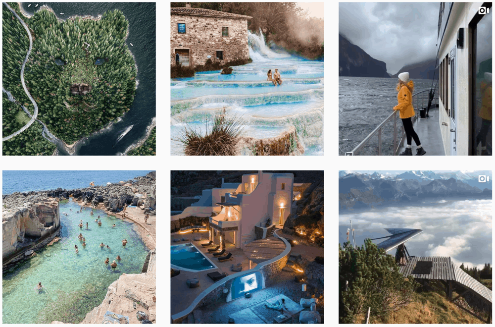 Travel Escapes Instagram Posts