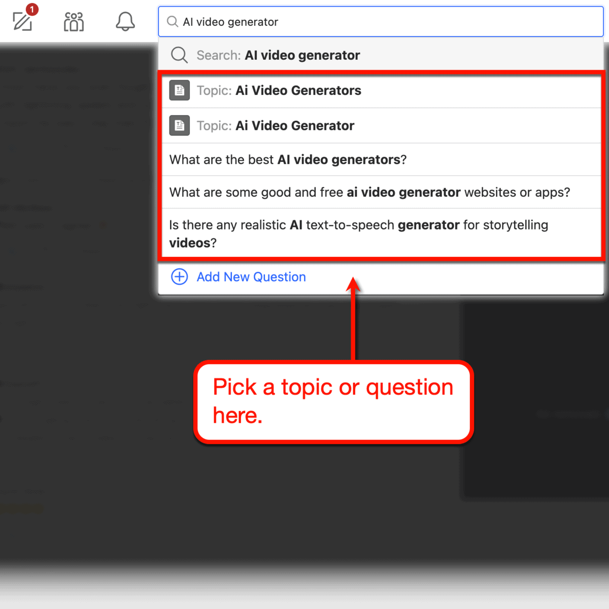 Quora search results for AI video generator