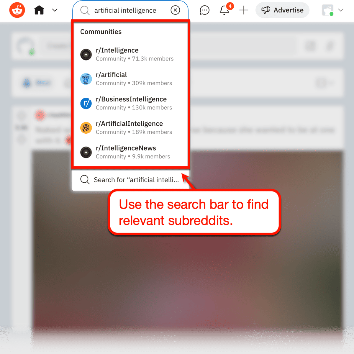 Reddit community search results.