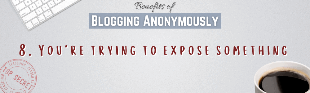 You're trying to expose something