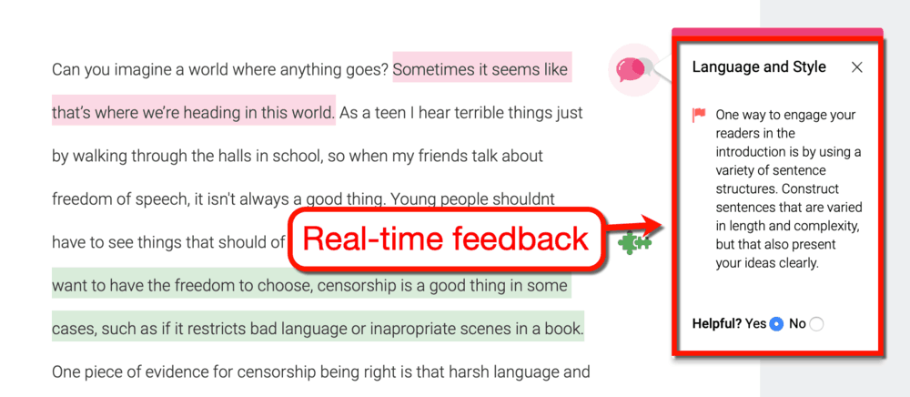 Turnitin Revision Assistant