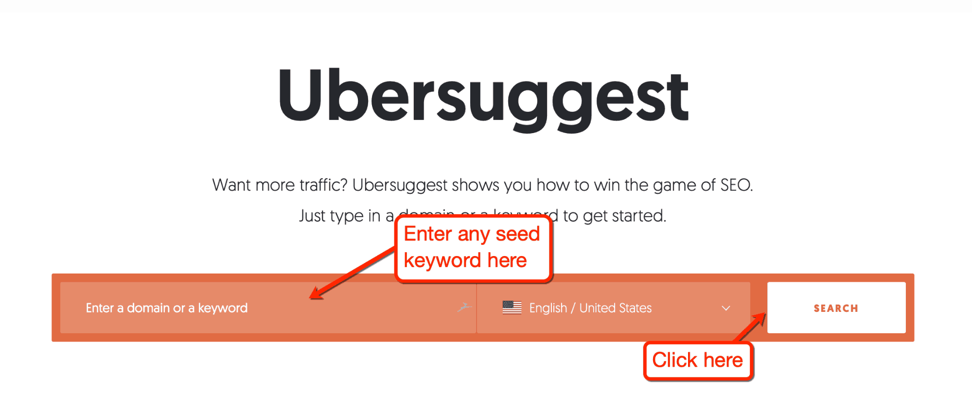 ubersuggest start research