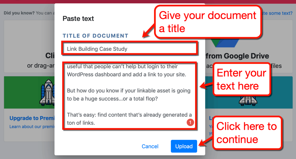 Viper Paste Text Window