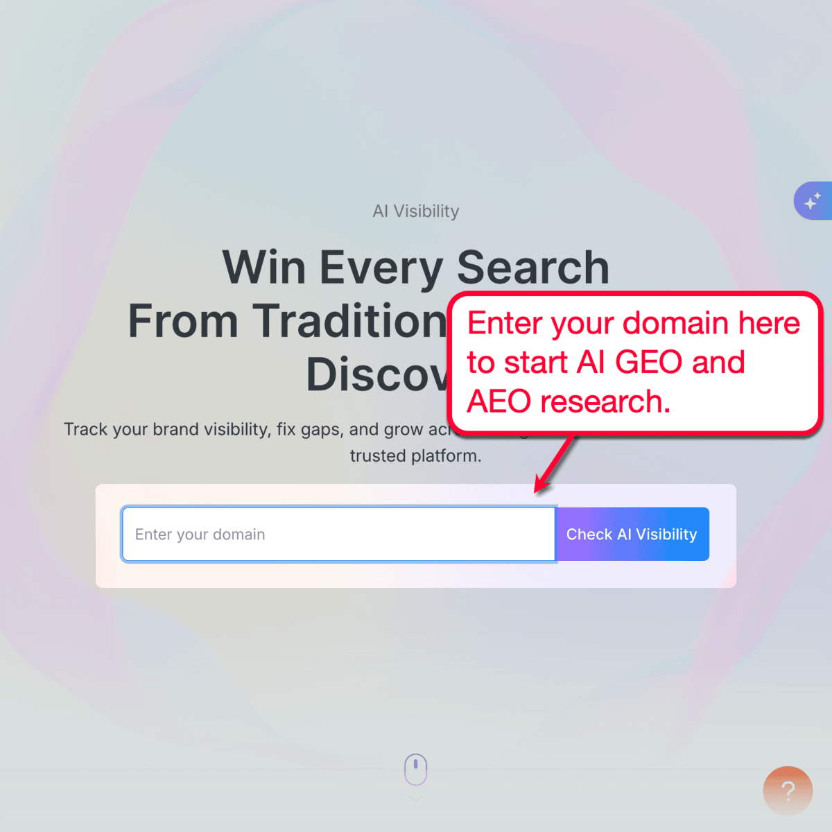 Semrush One Visibility Tracker