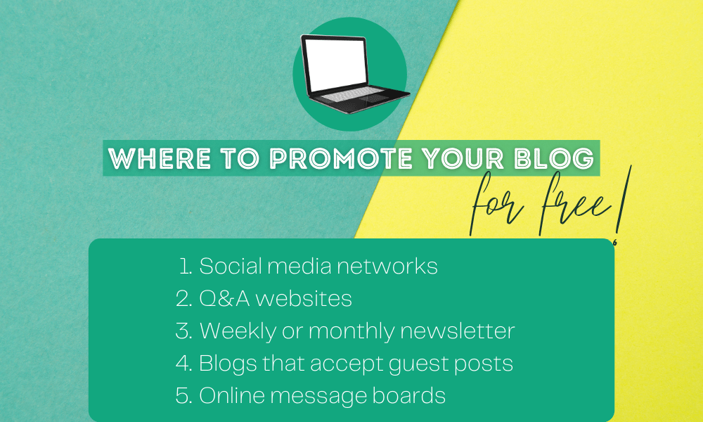 Where to Promote Your Blog for Free