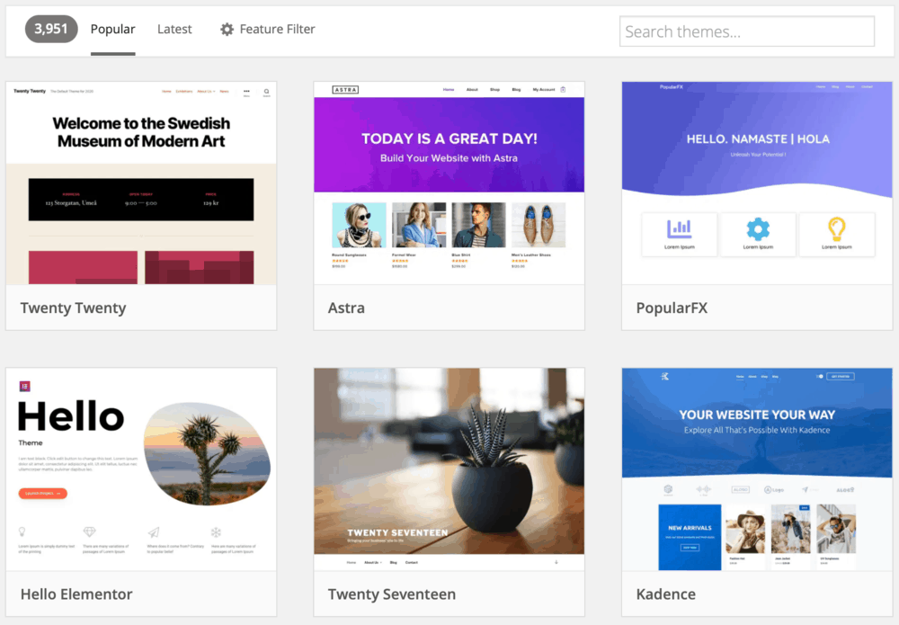 Free WordPress Themes