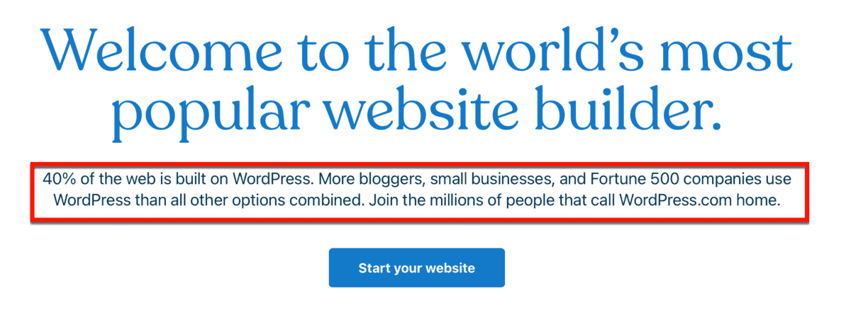 WordPress's Value Proposition