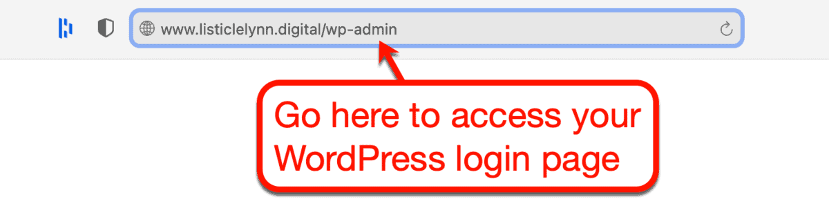 WordPress Admin URL