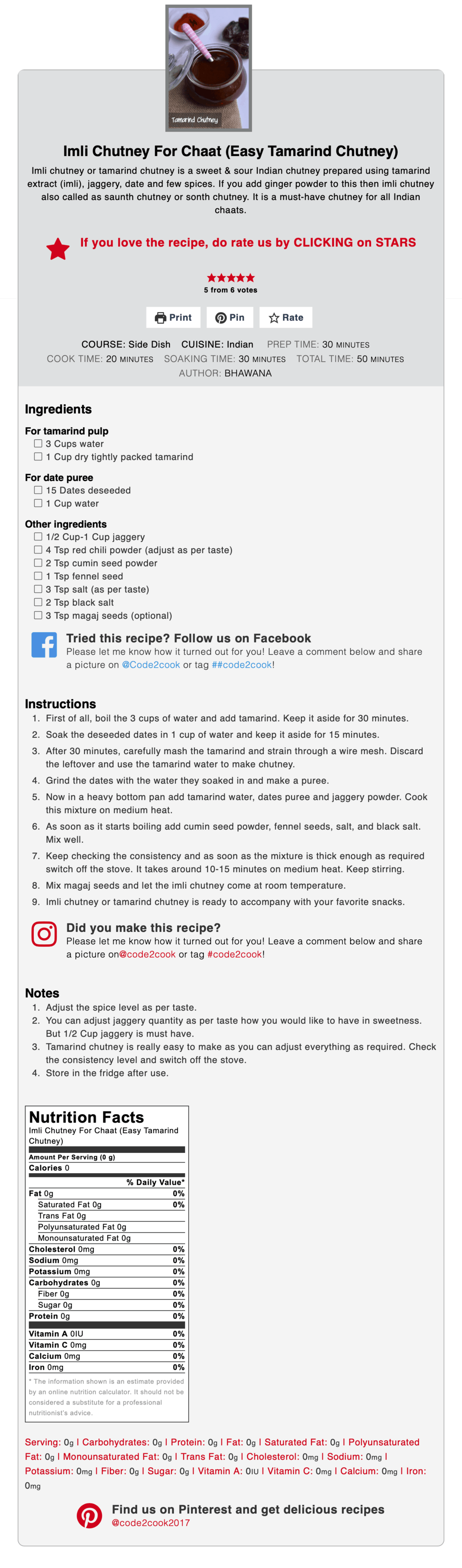 WP Recipe Maker Card