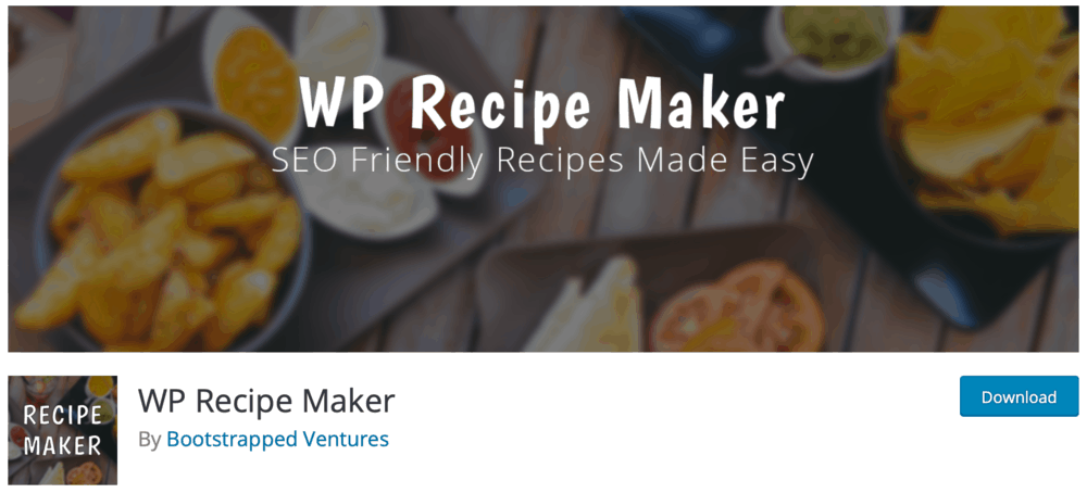 WP Recipe Maker Plugin Page