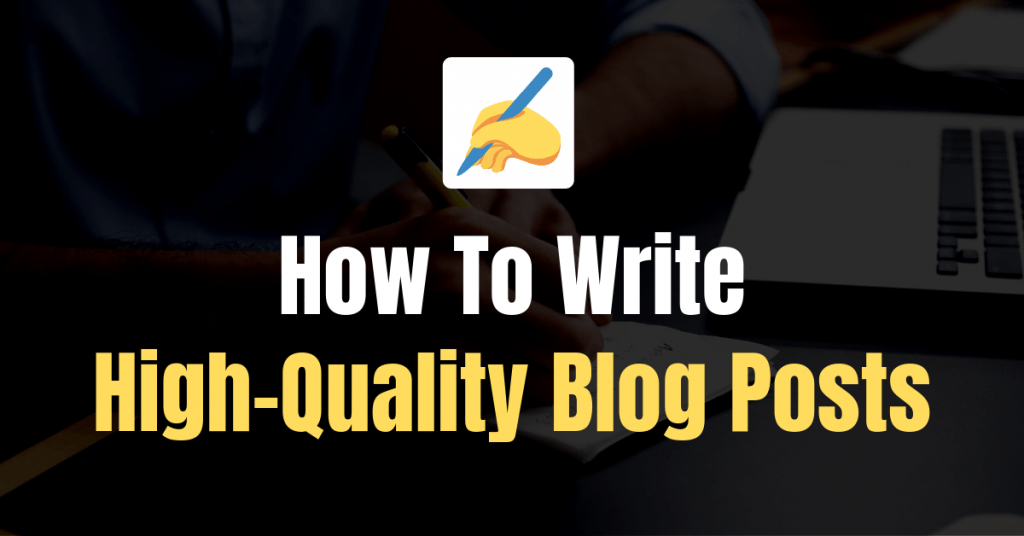Write Quality Content