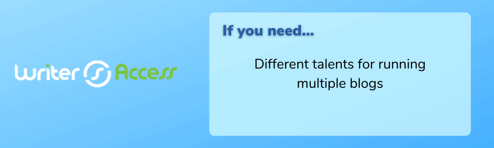 WriterAccess Recommendation