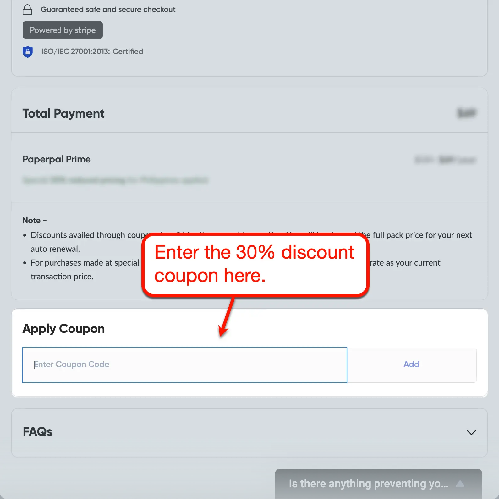 Paperpal Coupon Form
