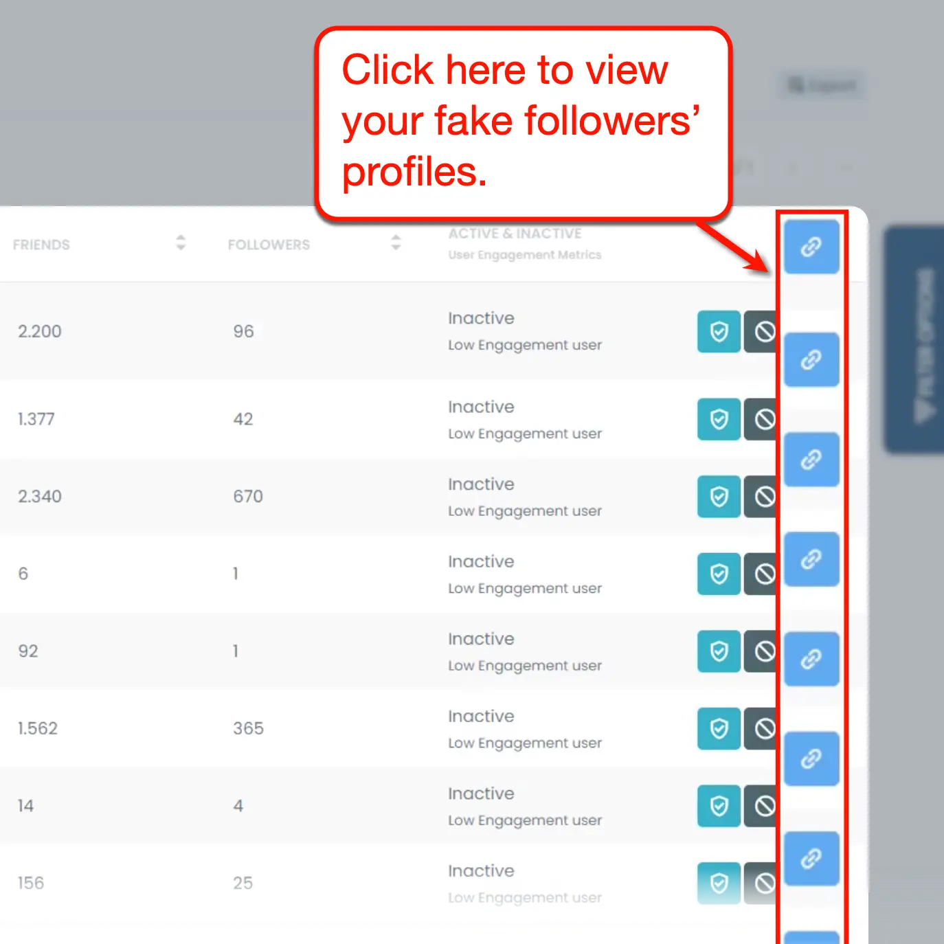 Circleboom visit follower profile buttons