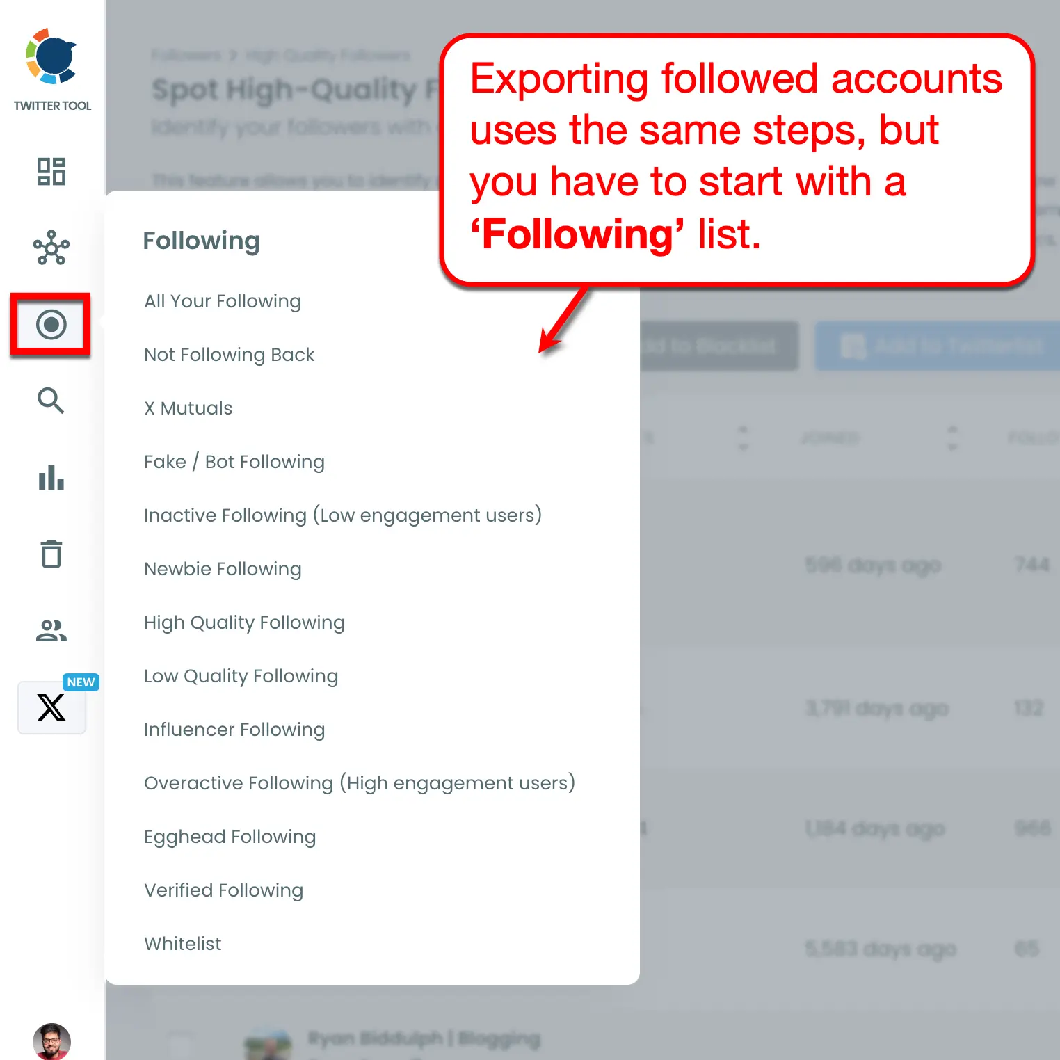 Circleboom Following Submenu