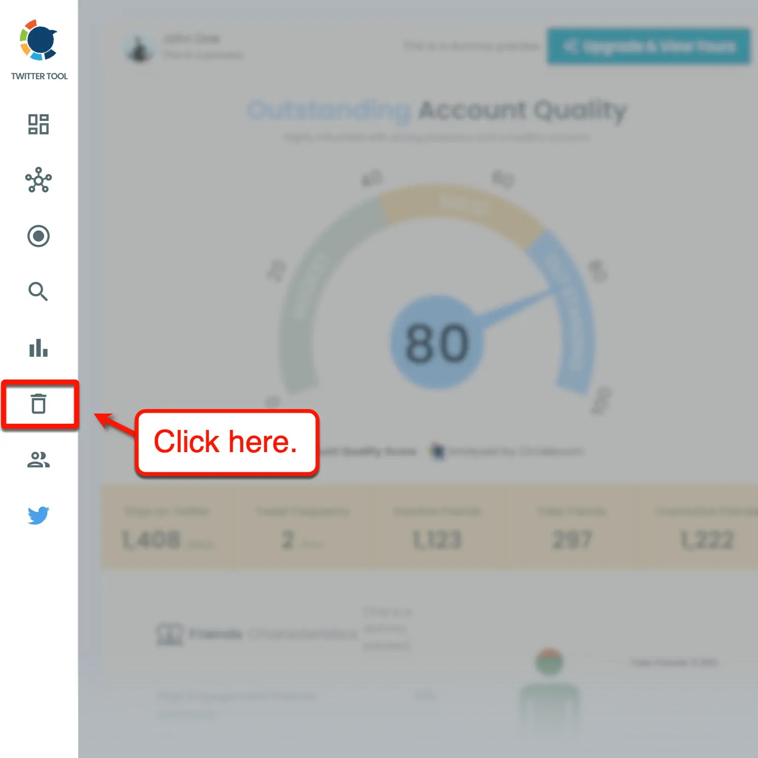 Circleboom My Tweets button