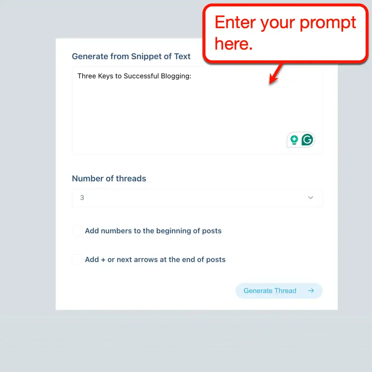 Circleboom Prompt Form