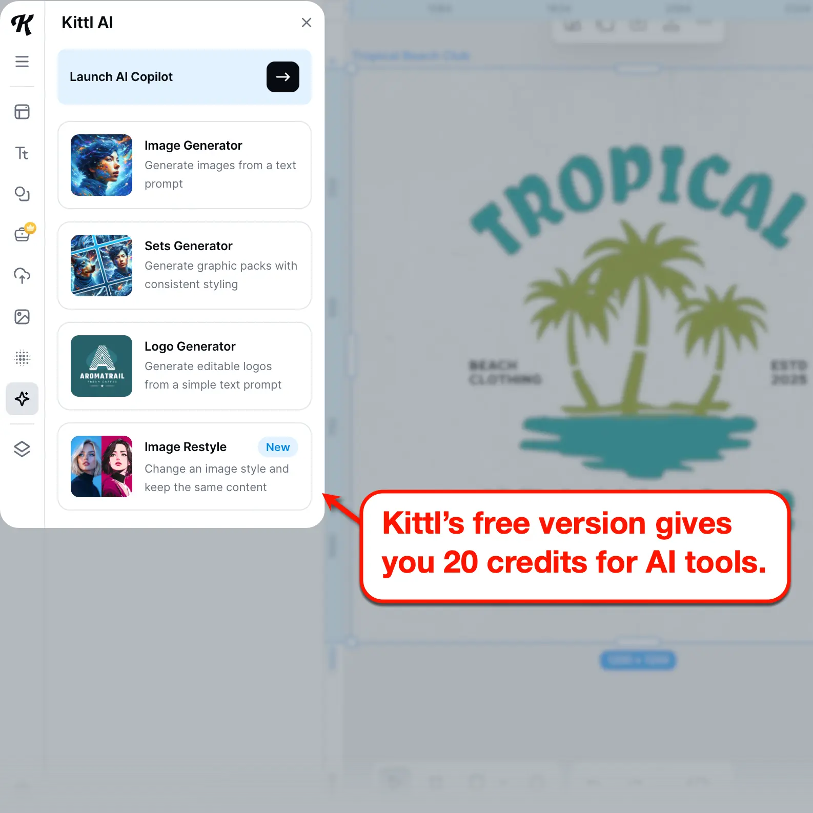 Kittl Free AI Copilot