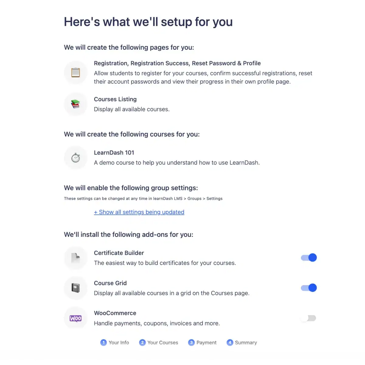 LearnDash Onboarding