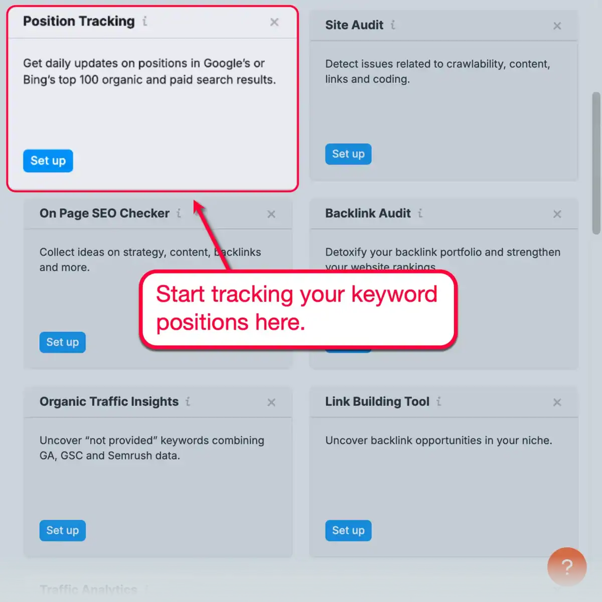 Position Tracking Tool