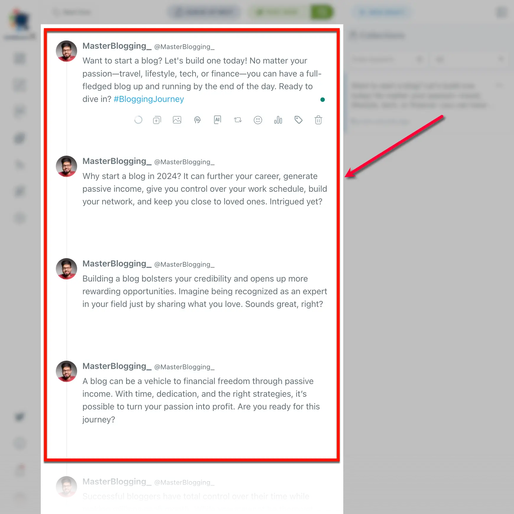 X Dashboard AI Thread Results